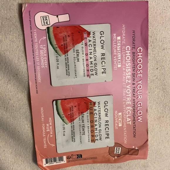 2 glow recipe samples - serum dew drop and serum teinte hue drop - Picture 2 of 2